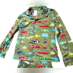 Disney Cars pajama set for kids or boys size 7/8 lightning McQueen and friends